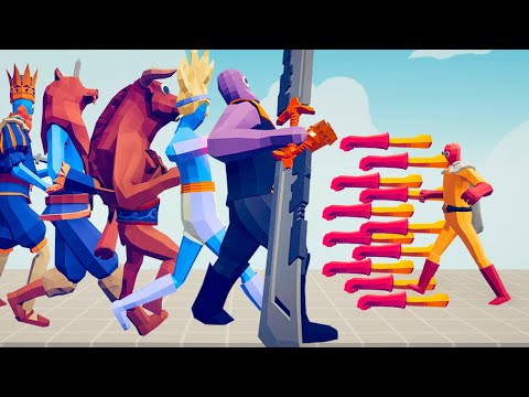 ONE PUNCH MAN vs HUGE UNITS ARMIES | TABS Totally Accurate Battle Simulator