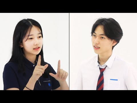「멍청하다」의 한국수어 표현