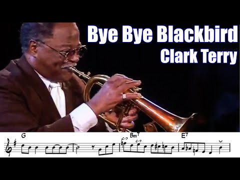 Clark Terry - Bye Bye Blackbird [Transcription] Trumpet Solo Bb
