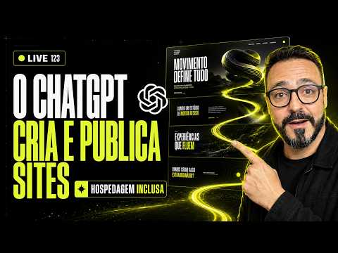 ChatGPT Sites: o ChatGPT cria, hospeda e publica sites profissionais