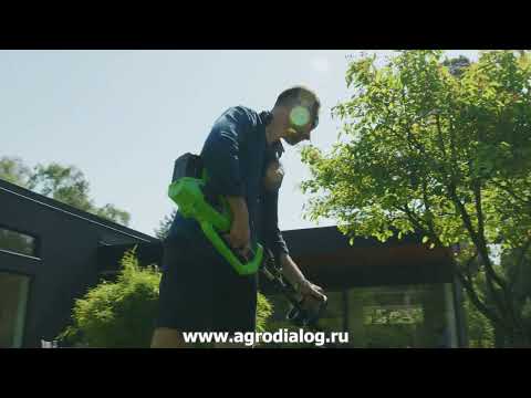 Аккумуляторная коса Greenworks GD40BCK4