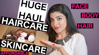 BEFORE BUYING NEW AFFORDABLE SKINCARE , HAIRCARE WATCH THIS HUGE HAUL