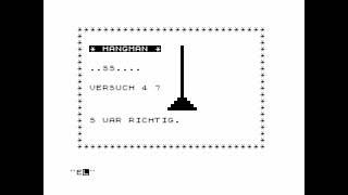 Hangman (de) for the ZX81