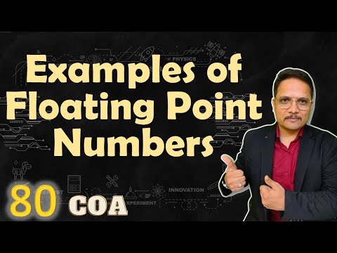 1 Examples on Floating Point Numbers