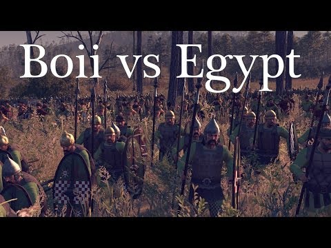 Total War Rome 2 Online Battle Video 29 Boii vs Egypt