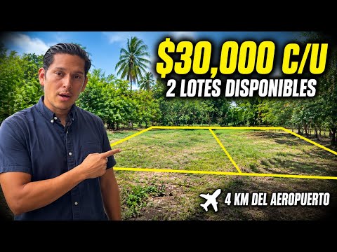 Lotes de 253 m² a 4 km del aeropuerto por $30,000 cada uno | San Pedro Masahuat, La ☮️ 