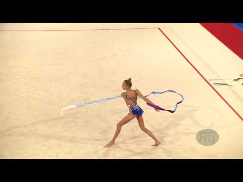 KOMAREWICZ Emilia (POL) - 2019 Rhythmic Junior Worlds, Moscow (RUS) - Qualifications Ribbon