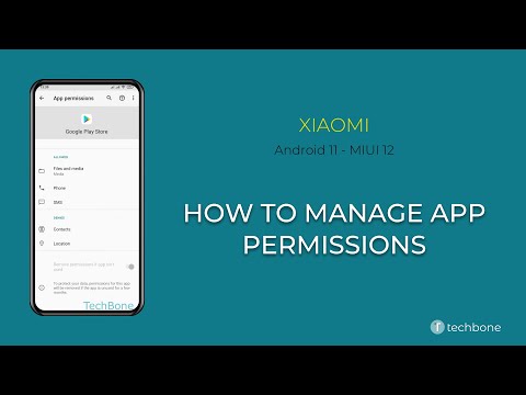 How to Manage App permissions - Xiaomi [Android 11 - MIUI 12]