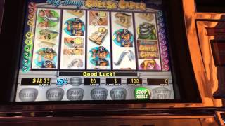 LIVE PLAY on Big Money Cheese Caper Slot Machine with Big Win!!!