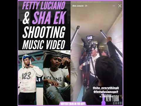 Sha Ek & Fetty Luciano shooting new music video ‼️