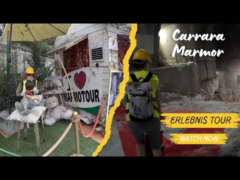 Toskana Urlaub: Top10 Ausflugsziele ( Marmor Brüche in Carrara) Erlebnis Bergbau Untertage