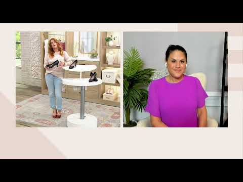 Clarks Collection Leather Pump - Kataleyna Rose on QVC