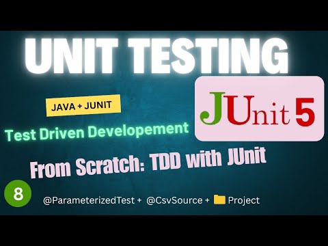Test Driven Development (TDD) with JUnit 5 | Parameterized Tests, CSV Source, Project from Scratch