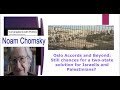 Two-state solution between Israel and Palestine - Noam Chomsky