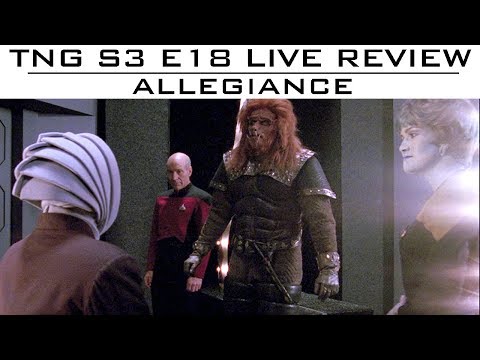ST:TNG - S3 EP18 "Allegiance" - LIVE Review & Discussion