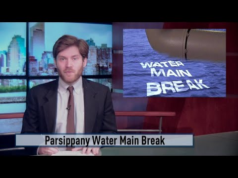 NJ Parsippany Water Main Break Repairs Continuing