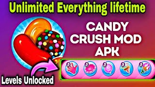 How to Unlock all Levels+Unlimited boosters in Candy Crush Saga|Candy crush saga Unlimited boosters
