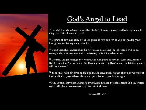 Exodus 23:20-33 KJV | God's Angel to Lead