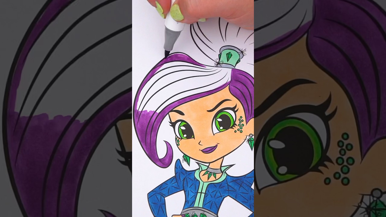 Coloring Zeta #shimmerandshine #coloring #art