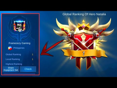 TOP 1 GLOBAL NATALIA MONTAGE - MLBB