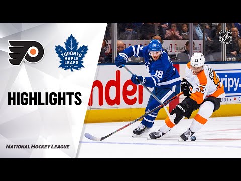 NHL Highlights | Flyers @ Maple Leafs 11/09/19