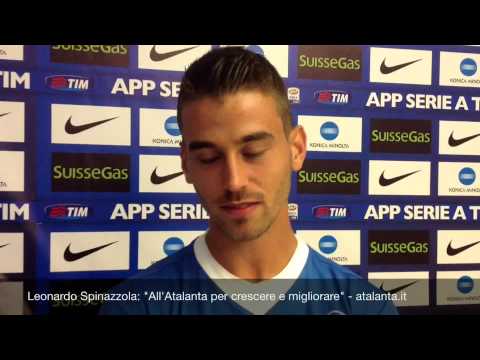 La presentazione ufficiale di Leonardo Spinazzola