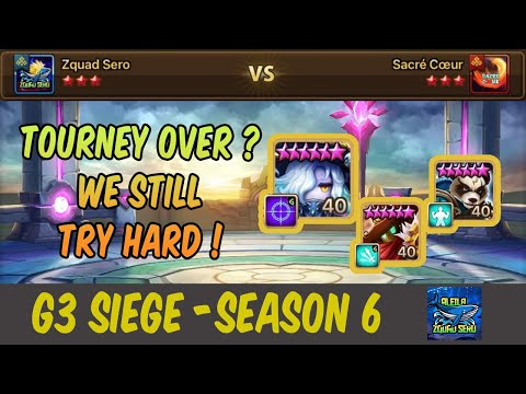 G3 SIEGE (EU SEASON 6) : Zquad Sero vs Sacré cœur