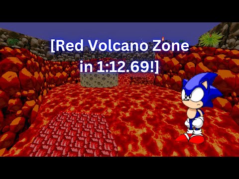 SRB2: Red Volcano Zone Sonic in 1:12.68! [V. 2.2.10]