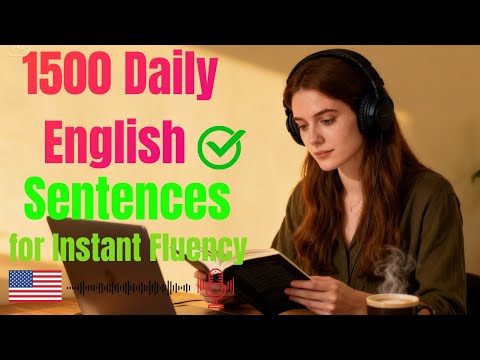 1500 Daily English Sentences for Instant Fluency  Shadowing Speaking Practice
