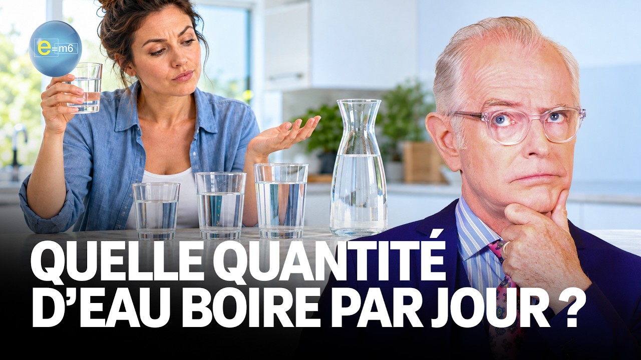 HYDRATATION : Faut-il vraiment boire 2 LITRRES D'EAU par jour ? | E=m6
