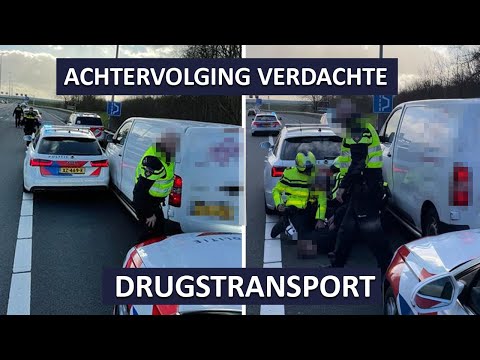 Politie | Verdachte van drugstransport | Achtervolging | Dienst INFRA