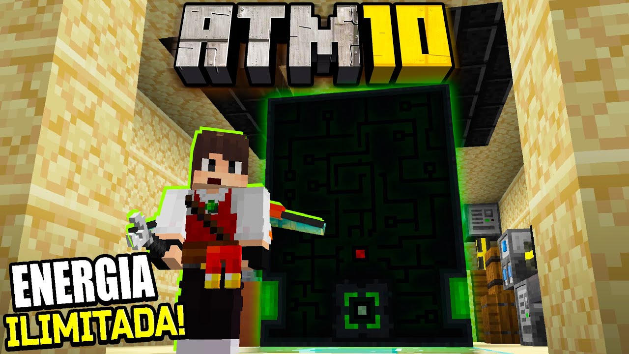 GERADOR DO POWAH 100% SUSTENTÁVEL!  - #ATM10 EP 05