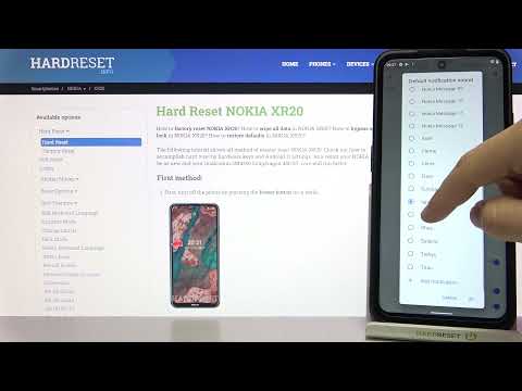 Nokia XR20 - Full List of Notification Tones
