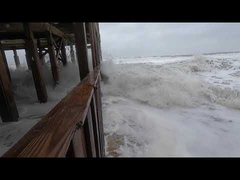 No name storm traps Hatteras Island