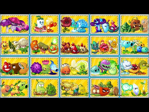 Random 20 Team 3 Plants - Who Will Win? - PVZ 2 Team Plant vs Team Plant
