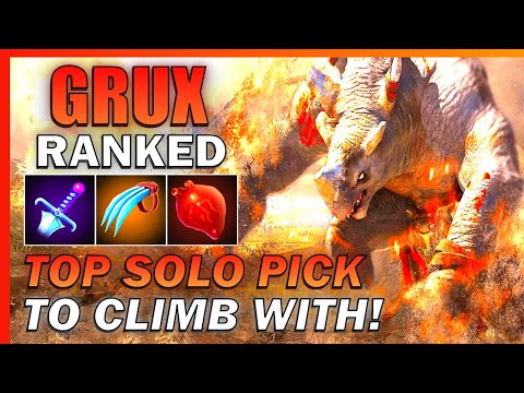 Grux is BACK as the BEST OFFLANER to CLIMB RANKED! - Predecessor Gameplay