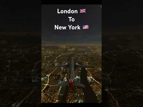 London 🇬🇧 to New York 🇺🇸😍❤️ #flight #landing #aviation