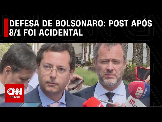 Postagem de Bolsonaro questionando sobre urnas logo após 8/1 foi acidental, diz defesa | LIVE CNN