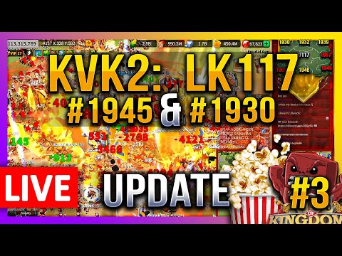 KVK2: LK117 Zone6 UPDATE 🔴 #1945 & #1930 (imperium) & more #3 - Rise of Kingdoms ROK Fleisch