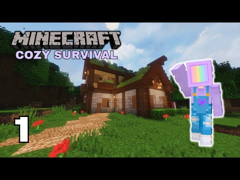 A Cozy New Beginning! | Let's Play Survival Minecraft | Episode 1