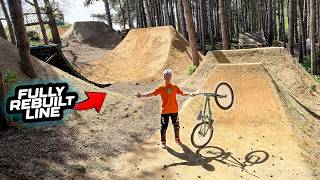 THE FIRST PUBLIC MTB SLOPESTYLE TRAIL IN UK - FULLY REBUILT LINE!