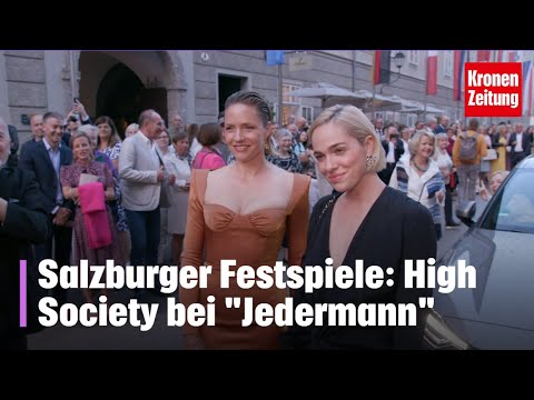 Salzburger Festspiele: High Society traf sich bei „Jedermann“-Premiere |krone.tv ADABEI