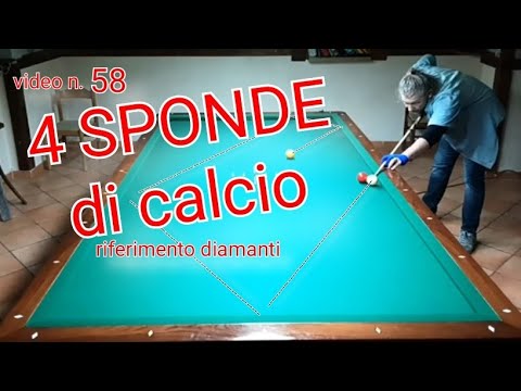 BILLIARDS - v.58 - 4 FOOTBALL CUSHIONS