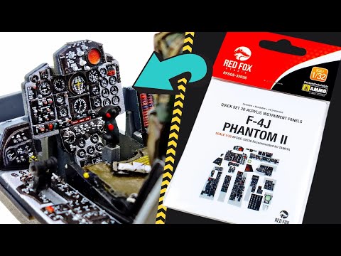 Red Fox studio cockpit set for Tamiya 1/32 F-4J Phantom