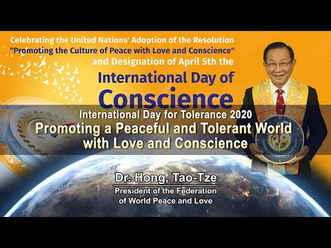 Dr. Hong Speech l International Day for Tolerance, 11-16-2020