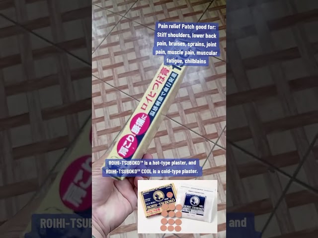 Vídeo relacionado con Nichiban Roihi Tsuboko Pain Relief Patches - 156 Sheets (Green Tea Set)