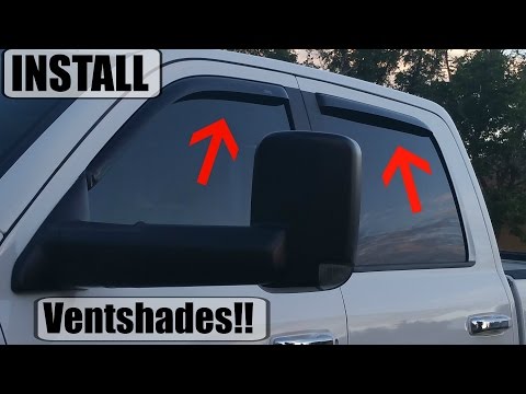 Install AVS In-Channel Window Deflectors for 2010-2016 RAM