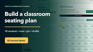 Make a Classroom Seating Chart From a 30-Student Roster