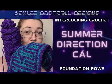 Summer Direction CAL - Interlocking Crochet: Foundation Rows