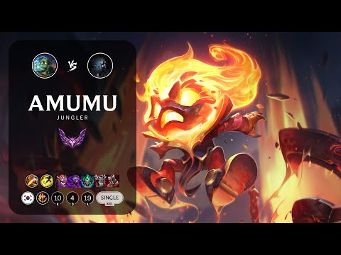 Amumu Jungle vs Kindred - KR Master Patch 13.11